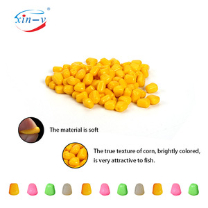 Esche Morbide Gialle a Forma di Mais in Plastica <span class=keywords><strong>Esca</strong></span> in Silicone da 1 cm per la Pesca alla Carpa 4 Colori Mais Artificiale Finto per la Pesca - Product Image 2