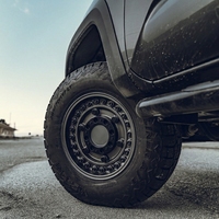 Jantes forgées sur mesure HC 1:1, style Tank, couleur sable désertique, 16-20 pouces, design blindé robuste pour Wrangler Tacoma F150