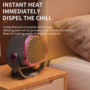 Pemanas Kipas Portabel 2-in-1 yang Dapat Diisi Ulang, Pemasangan di Meja dan Lantai, Pemanas Mini Plastik untuk Musim Dingin dengan Termostat yang Dapat Disesuaikan, Cocok untuk Kamar Mandi - Product Image 4