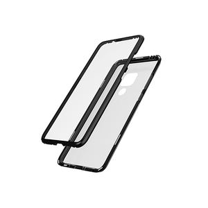 Pour <span class=keywords><strong>Huawei</strong></span> <span class=keywords><strong>Mate</strong></span> <span class=keywords><strong>20</strong></span> cadre en métal avant et arrière en verre trempé étui de protection complet du corps étui à adsorption magnétique - Product Image 4