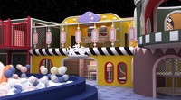 Aobeile 2026 Nuevo Modelo de Parque de Trampolines con Laberinto para Niños, Equipo de Juegos Interior con Construcción de Aleación Metálica y PVC