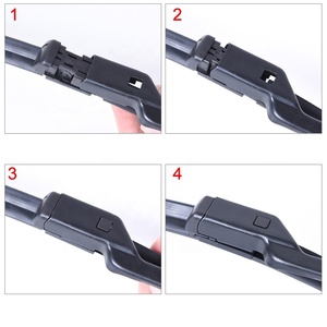 Nuovo Design morbido senza cornice per auto lavavetri silenziosi funzionamento del <span class=keywords><strong>parabrezza</strong></span> spazzole tergicristallo per <span class=keywords><strong>Fiat</strong></span> <span class=keywords><strong>Bravo</strong></span> 2007-2016 - Product Image 4