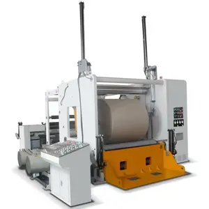 Mesin pemotong pembelah kertas otomatis, mesin pemotong pengiris kertas bebas asam dupleks kecepatan tinggi