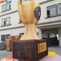 Ballon gonflable de trophée de golf de modèle gonflable de trophée d'or de trophée gonflable élevé avec le logo imprimé
