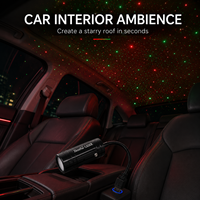 Nouveau Mini Projecteur LED Laser Ciel Étoilé pour Toit de Voiture, Contrôle Vocal, en Aluminium, USB, Décoration Auto et Maison, Lumière Nocturne