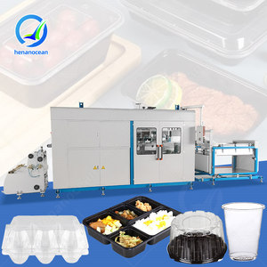 Machine de thermoformage OCEAN pour tableau de bord de voiture, machine de fabrication de couvercles en plastique PET pour pots de yaourt et contenants alimentaires à emporter - Product Image 1