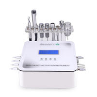 Appareil facial galvanique à microcourant 7 en 1, microdermabrasion au diamant, électroporation, mésothérapie, machine de lifting du visage