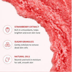 <span class=keywords><strong>Exfoliante</strong></span> Corporal Vegano con Aroma a Fresa, <span class=keywords><strong>Miel</strong></span>, Azúcar, Manteca <span class=keywords><strong>de</strong></span> Karité <span class=keywords><strong>y</strong></span> Cúrcuma - <span class=keywords><strong>Exfoliante</strong></span> Blanqueador <span class=keywords><strong>y</strong></span> Suavizante - Product Image 3