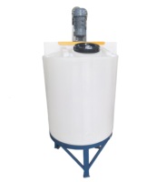 Rotation de haute qualité 1500L SUS304 réservoir de mélange en plastique agitateur moteur à courant alternatif cosmétique shampooing Lotion mélangeur Machine pour détergent