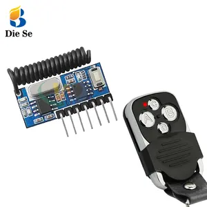 Remoto para portas automáticas Controle remoto sem fio do rf Controle remoto Ventiladores de teto com controle remoto de luzes led
