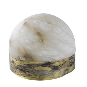 Natural Marble <b>Table</b> Lamp Led Light E27 Switch Control For Living Room Bedroom Hotel Guesthouse - Product Image 5