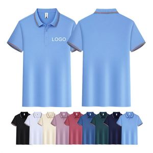 เสื้อโปโลชายขายส่ง ปักโลโก้ตามสั่ง เสื้อโปโลแขนสั้นลำลองสำหรับผู้ชาย เสื้อยืดโปโลสำหรับเล่นกอล์ฟ - Product Image 3