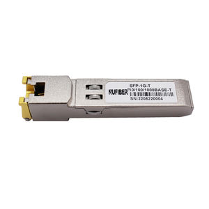 Module électrique SFP <span class=keywords><strong>RJ45</strong></span> en cuivre compatible 10/100/1000M, prix d'usine, 100m pour commutateurs Cisco/Juniper/MikroTik - Product Image 1