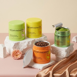Boîte en métal pour matcha en gros, 30g, finition mate, avec impression directe du logo pour marque de thé premium - Product Image 3