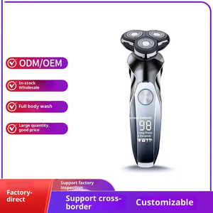 เครื่องโกนหนวดไฟฟ้าแบบพกพาอเนกประสงค์ ชาร์จผ่าน USB สำหรับผู้ชาย ใบมีดสามใบ โกนหนวดได้ทั้งใบหน้า กันน้ำระดับ IPX7 - Product Image 4