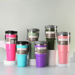 Giáng sinh 20oz cho Stanley thép không gỉ du lịch Tumbler hiện đại đường cong chân không cách nhiệt cốc với phụ kiện Pouch - Product Image 5