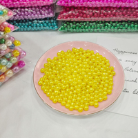 Perles rondes en ABS imitation perle, 500g/sac, 4/5/6/8/10/12/14/16mm, en vrac, pour la fabrication de bijoux, sacs perlés, robes, vente en gros