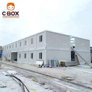 Edificio de Oficinas Modular de 2 Pisos Cbox, Panel Sándwich, Casa Pequeña, Campamento Minero, Dormitorio, Casa Contenedor Prefabricada Desmontable - Product Image 1