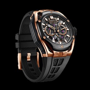 Alarm-style <b>mechanical</b> <b>watch</b> styled with classic detailing and professional finish - Product Image 2