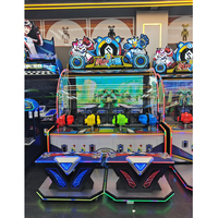 Machine de jeu d'arcade de tir à l'eau à quatre joueurs pour enfants et adultes, machine de jeu d'arcade à pièces pour salle de jeux d'amusement