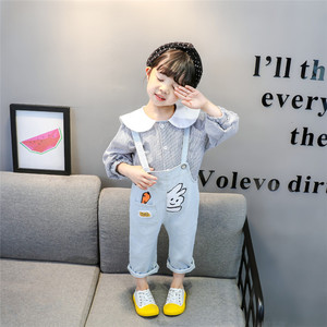 Últimos Conjuntos de Camisetas y Jeans para Niña, Otoño, Comprar Jeans Turquía y Camiseta Raglán Lisa, Compras en Línea Hong Kong - Product Image 3