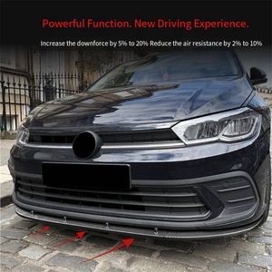 สปอยเลอร์หน้า สำหรับรถยนต์ <span class=keywords><strong>Volkswagen</strong></span> <span class=keywords><strong>Polo</strong></span> MK6.5 รุ่น Standard Edition ปี <span class=keywords><strong>2022</strong></span> ขึ้นไป ชุดแต่งสปอยเลอร์หน้า สปอยเลอร์มุมหน้า - Product Image 4