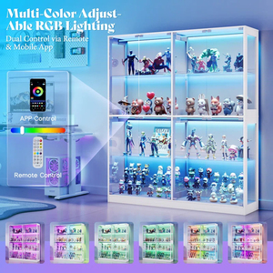<span class=keywords><strong>Vitrina</strong></span> con Luz LED, <span class=keywords><strong>Vitrina</strong></span> de Vidrio para Tienda, <span class=keywords><strong>Vitrina</strong></span> para Exhibición de Figuras de Acción, Estante de Exhibición Transparente, <span class=keywords><strong>Vitrina</strong></span> de Piso DR571 - Product Image 4