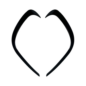 Cubierta de Rejilla Delantera para Mercedes-Benz Clase V W447 2016-2023, Línea AMG, Color Negro Piano con Textura de Fibra de Carbono - Product Image 4