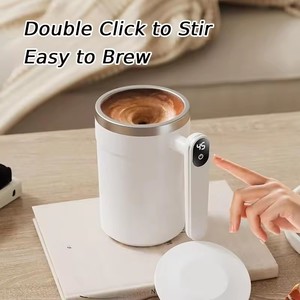 Vaso <span class=keywords><strong>Mezclador</strong></span> de Café Eléctrico Personalizado de Bajo Pedido Mínimo, Recargable, Automático, Magnético, con Batería, Taza Mezcladora, Taza Autoagitadora - Product Image 2