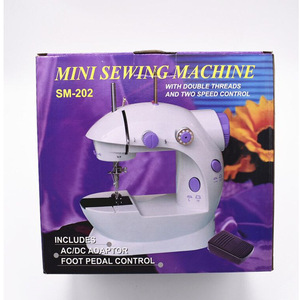 Mini Máy May Điện Thợ May Trong Nhà Nhà Sử Dụng Nhà Máy Giá Lockstitch Tóc Giả Anh Em Bộ Phận Nhà Trang Phục Di Động - Product Image 3