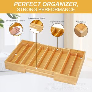 Cajonera de bambú, bandeja para cápsulas de café, organizador de escritorio para ingredientes de café y té con leche, soporte de madera para bolsitas de té y azúcar - Product Image 4