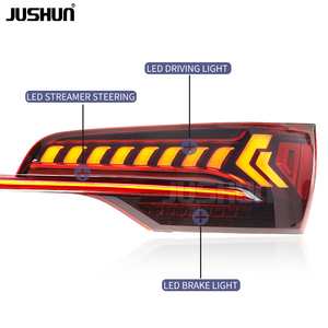 JUSHUN Tout au long des feux arrière pour <span class=keywords><strong>Audi</strong></span> <span class=keywords><strong>Q7</strong></span> 2006-2015 LED feu arrière Design Signal <span class=keywords><strong>dynamique</strong></span> Feu arrière Animation Frein d'arrêt arrière - Product Image 3