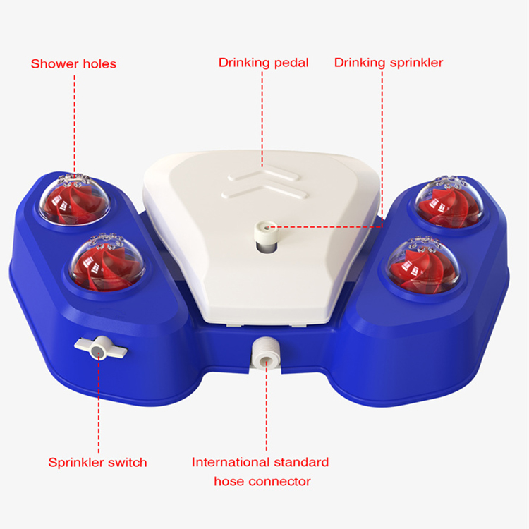 Ready to Ship Interactive Toy New Outdoor Foot Step on Automatic Summer Bathing Water Spray Drinking Fountain Water Toy