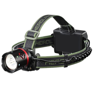 Lampe frontale JF White Laser haute luminosité, forte puissance, longue portée, à <span class=keywords><strong>induction</strong></span>, pour l'extérieur, la conduite nocturne et la pêche - Product Image 6