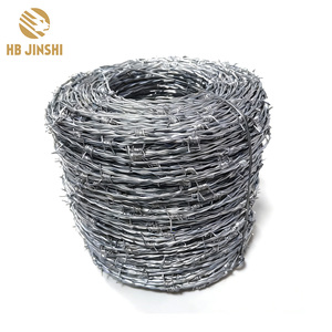 <span class=keywords><strong>ลวดหนาม</strong></span>เหล็กชุบสังกะสีแบบเกลียวคู่ 16 กรัม 4 จุด ความยาว 100 ม. 250 ม. 500 ม. สำหรับฟาร์มปศุสัตว์ ก่อสร้าง ป้องกัน ราคาโรงงาน - Product Image 3