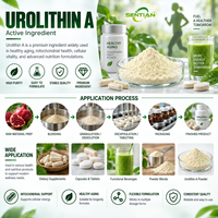 Urolithin A 99% HPLC Qualité Alimentaire Poudre en Vrac CAS 1143-70-0 Matière Première pour Compléments Alimentaires Vente en Gros OEM