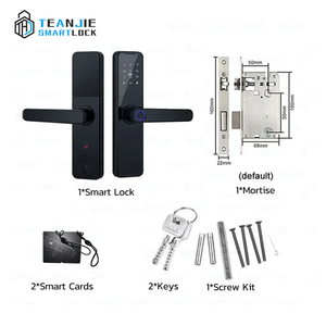 Tuya/ttlock ứng dụng kiểm soát thông minh kỹ thuật số Khóa cửa vân tay đọc cảm ứng điện tử bàn phím nhôm hợp kim Keyless nhập đám mây - Product Image 6