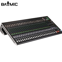 Table de Mixage Audio Professionnelle Numérique DSP 24 Canaux pour DJ Vidéo et Système d'Enregistrement Sonore