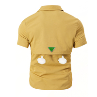 Chemise décontractée à manches courtes en twill pour homme, respirante, séchage rapide, anti-plis, idéale pour l'été, la randonnée, la chasse, les voyages, le trekking, ODM