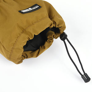 Guantes de seguridad de Palma de cuero térmico para clima frío, guantes de esquí y nieve con cojín y puños largos resistentes al agua - Product Image 4