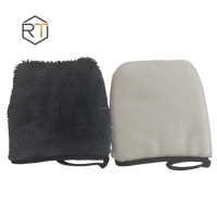 Nouveau Gant de Nettoyage Intérieur en Microfibre Double Face à Poils Torsadés pour Lavage Automobile