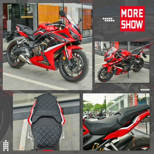 XXUN Selle de moto avant modifiée pour <span class=keywords><strong>Honda</strong></span> CB650R CBR650R <span class=keywords><strong>2019</strong></span> 2020 2021 2022 2023 - Product Image 5