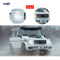 Pare-chocs arrière GUGO W463 style B compatible avec Mercedes Benz W463 G63 G65 G500 G55, pare-chocs arrière en PU, kit carrosserie 2018-2019 brabus