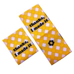 Étiquettes tissées de haute qualité, étiquettes de vêtements personnalisées avec logo de mode, étiquettes tissées - Product Image 2