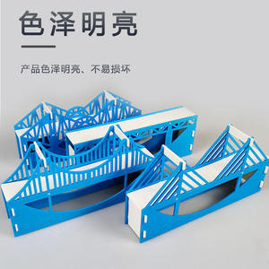 Bridge Model Kit J80140 Six-Piece Set: Hands-on Assembly, General-Purpose High School <b>Physics</b> Teaching Instrument - Product Image 2