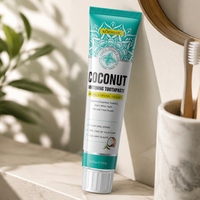 Dentifrice blanchissant saveur menthe fraîche, soin naturel, haleine fraîche, élimination des taches buccales, soin des gencives, 100g
