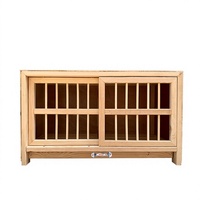 Grande Niche en Bois pour Pigeons 3-en-1 : Élevage, Mating et Cage de Course avec Perchoir, Construction en Bois Durable