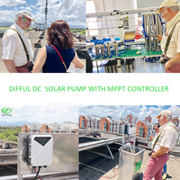 Pompe à eau solaire 12v Pompe à eau submersible mini DC 12 volts haute pression avec interrupteur à flotteur