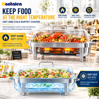 Chauffe-Plat Buffet en Acier Inoxydable – Réchaud Électrique ou à Combustible pour Hôtels, Mariages, Banquets et Traiteurs