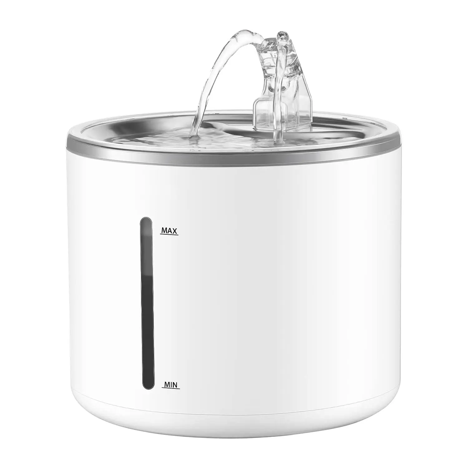 Haustier Wassersp ender Ultra Quiet 88oz/2.6L Katzen wasser brunnen Brunnen Edelstahl Automatisches Trinken für Katzen Hunde Haustiere